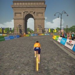 Virtual Tour de France on Zwift